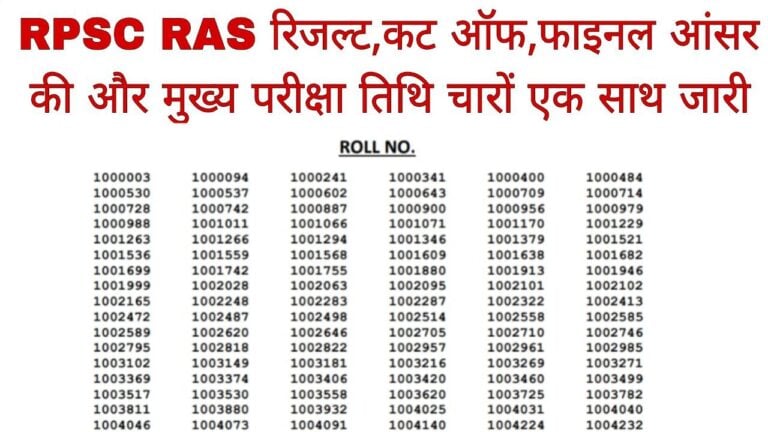 RAS Result Release