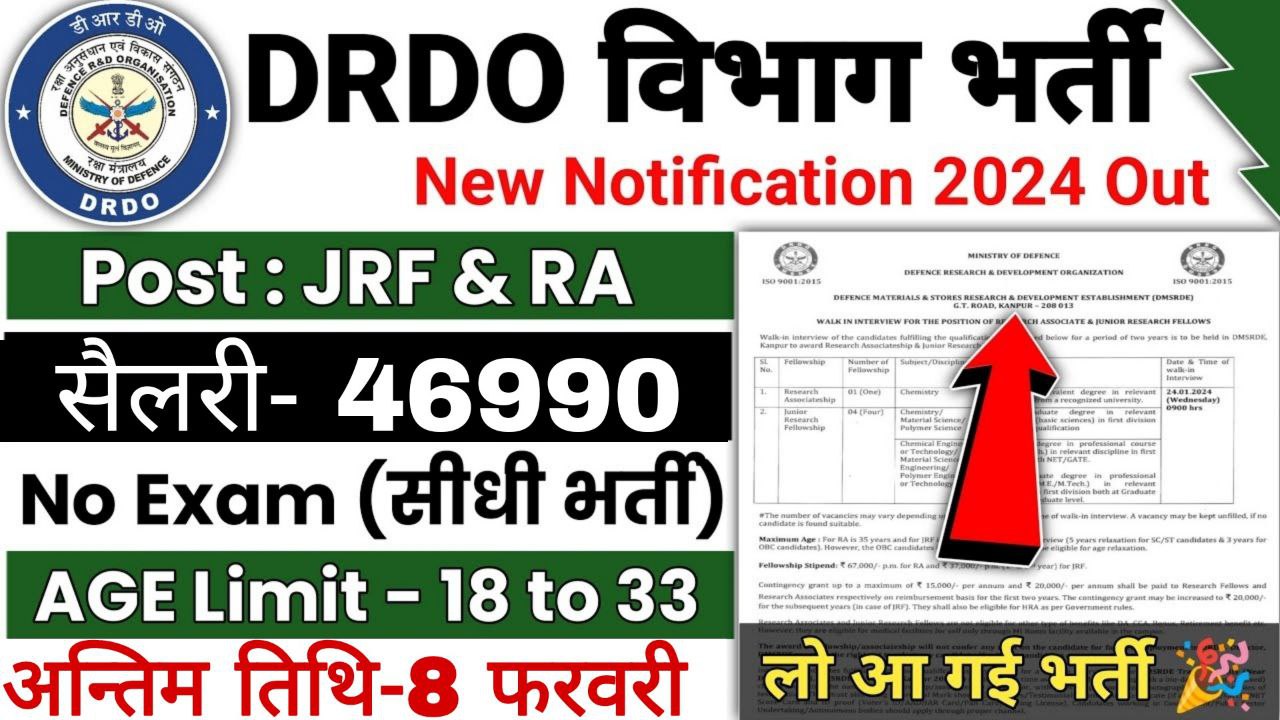 DRDO Vacancy