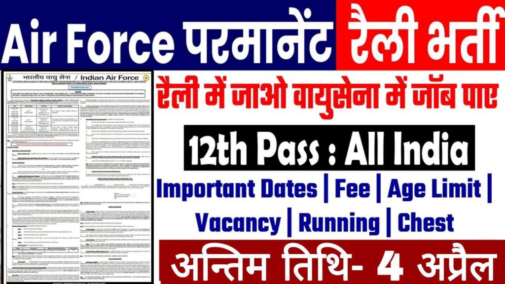 Indian Air Force Group Y Vacancy