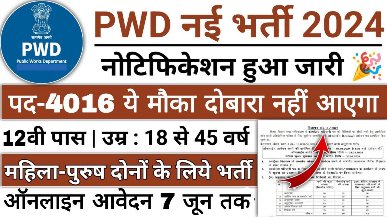 PWD Bharti