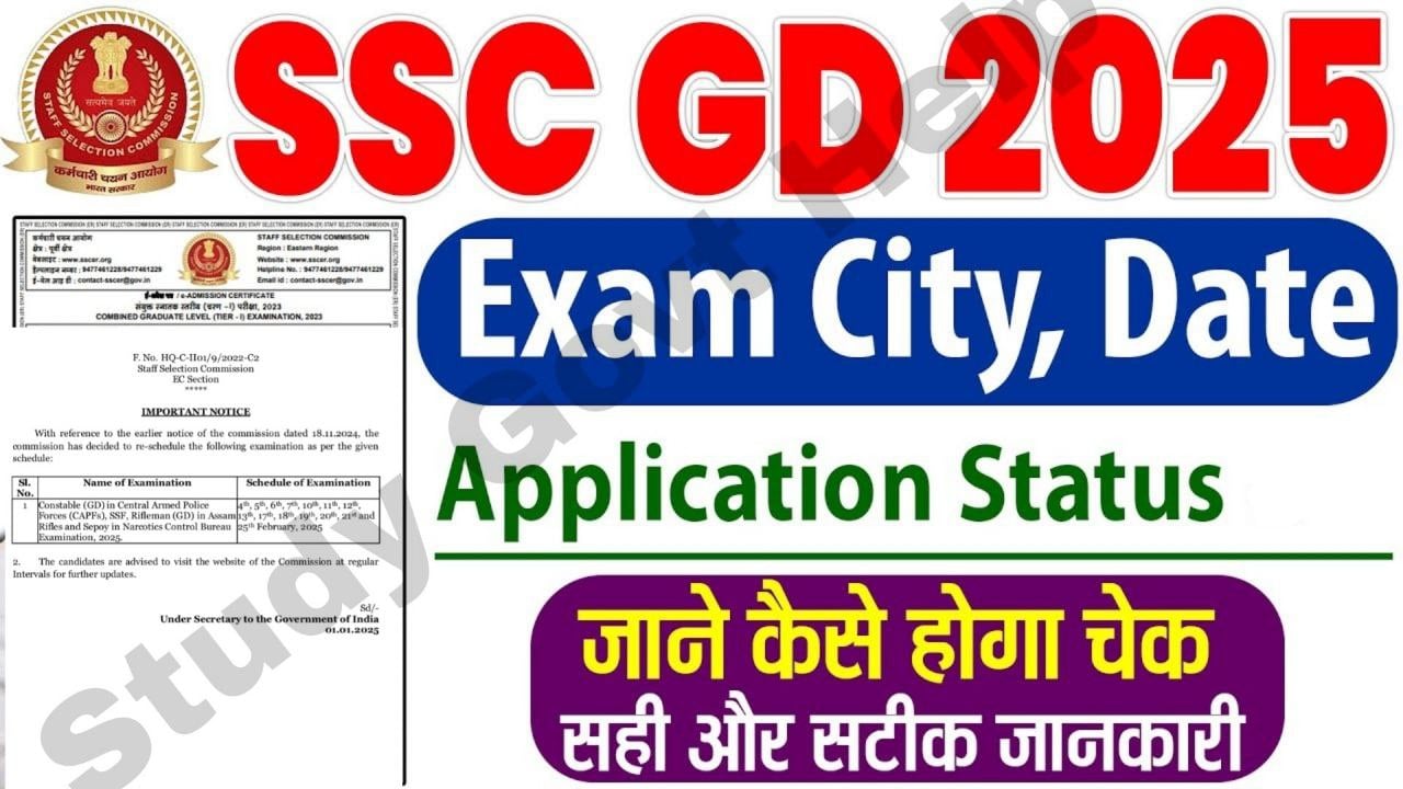 SSC GD Application Status