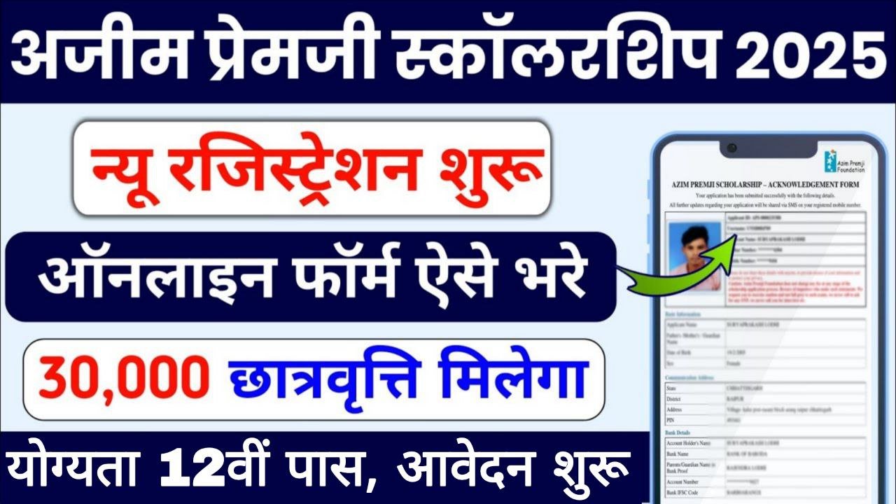 Azim Premji Scholarship 2025