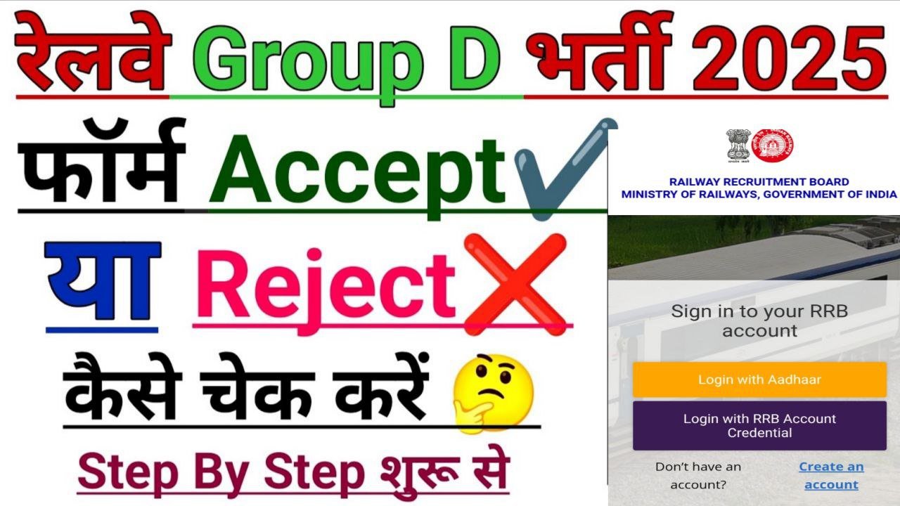 Railway Group D Application Status