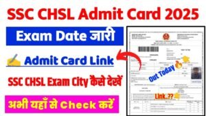 SSC CHSL Admit Card