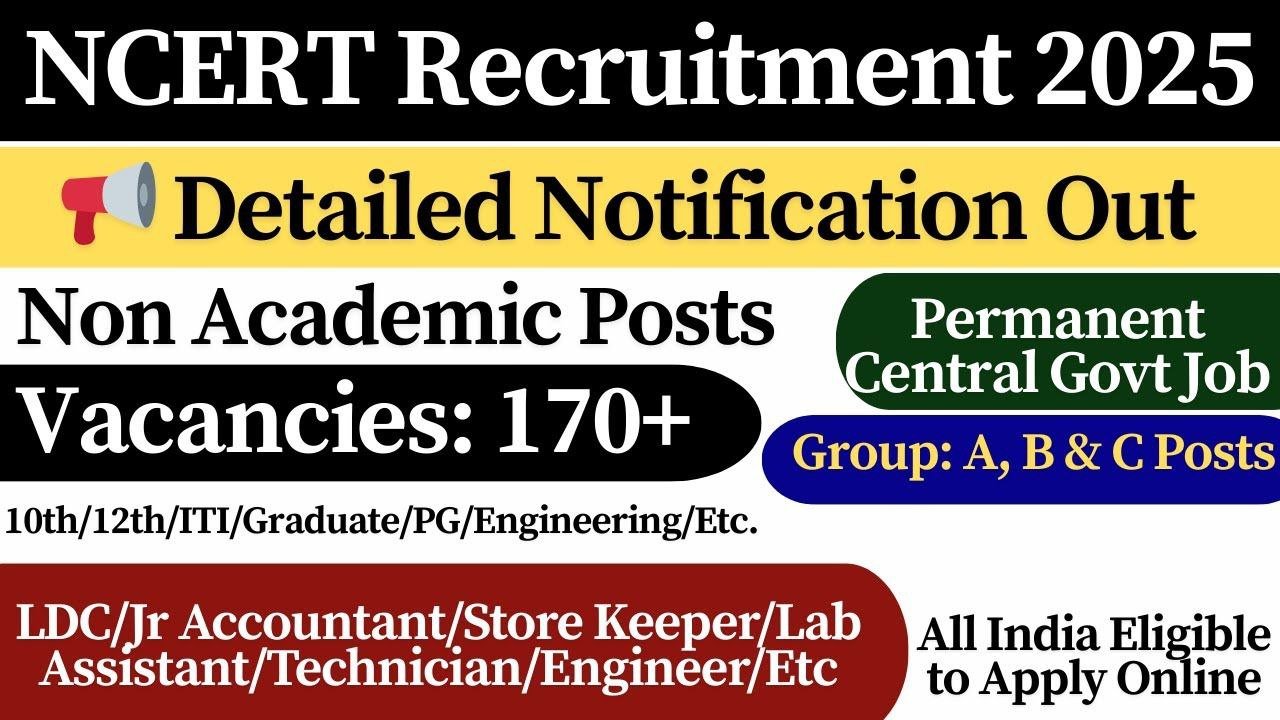 NCERT Recruitment 2026