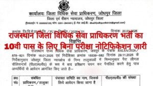 Rajasthan DLSA Recruitment 2026