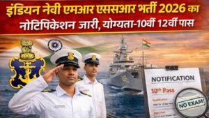 Indian Navy Agniveer SSR MR Recruitment 2026