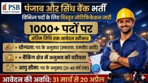 Punjab and Sind Bank LBO Recruitment 2026