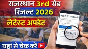 Rajasthan 3rd Grade Teacher Result 2026