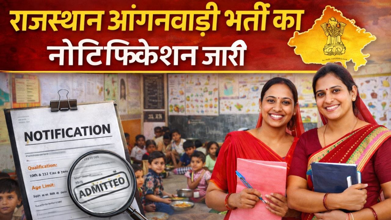 Rajasthan Anganwadi Recruitment 2026