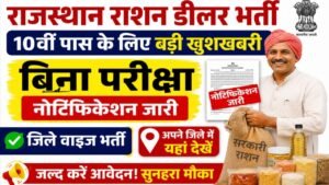 Rajasthan Ration Dealer Recruitment 2026