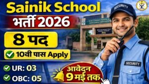 Sainik School Jhunjhunu Recruitment 2026