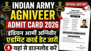 Indian Army Agniveer Admit Card 2026