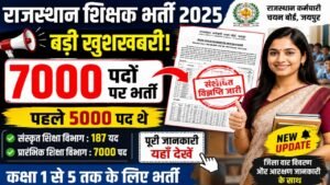 REET Mains Teacher Recruitment Level-I Vacancies Increased