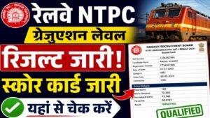 Railway NTPC Graduate Level Final Result 2026