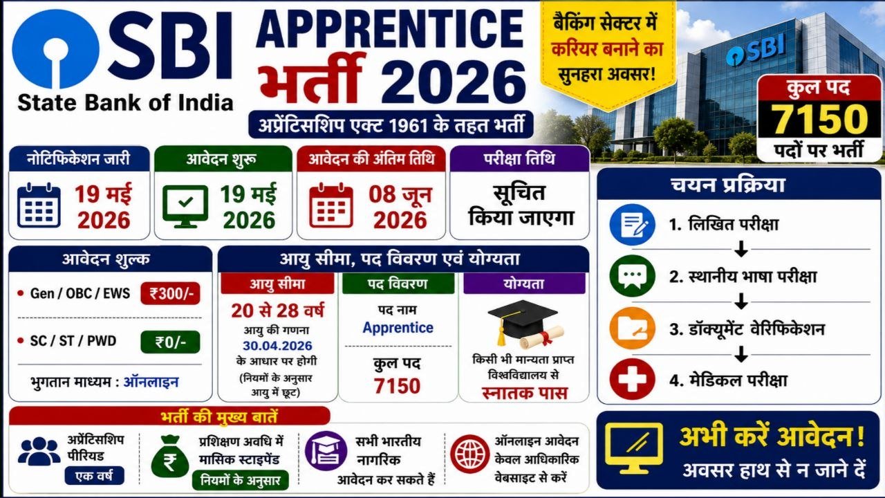 SBI Apprentice Recruitment 2026