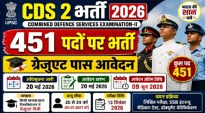 UPSC CDS 2 Recruitment 2026