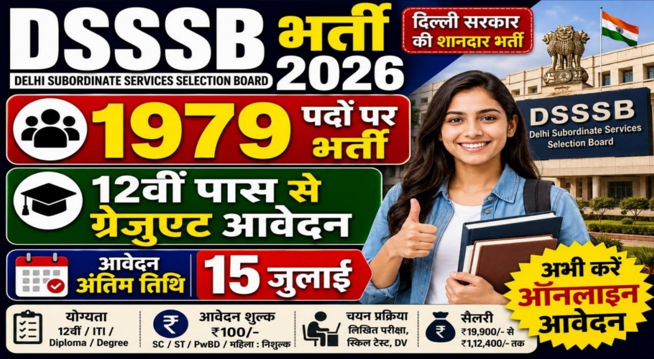 DSSSB Recruitment 2026