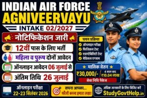Indian Air Force Agniveervayu Recruitment 022027