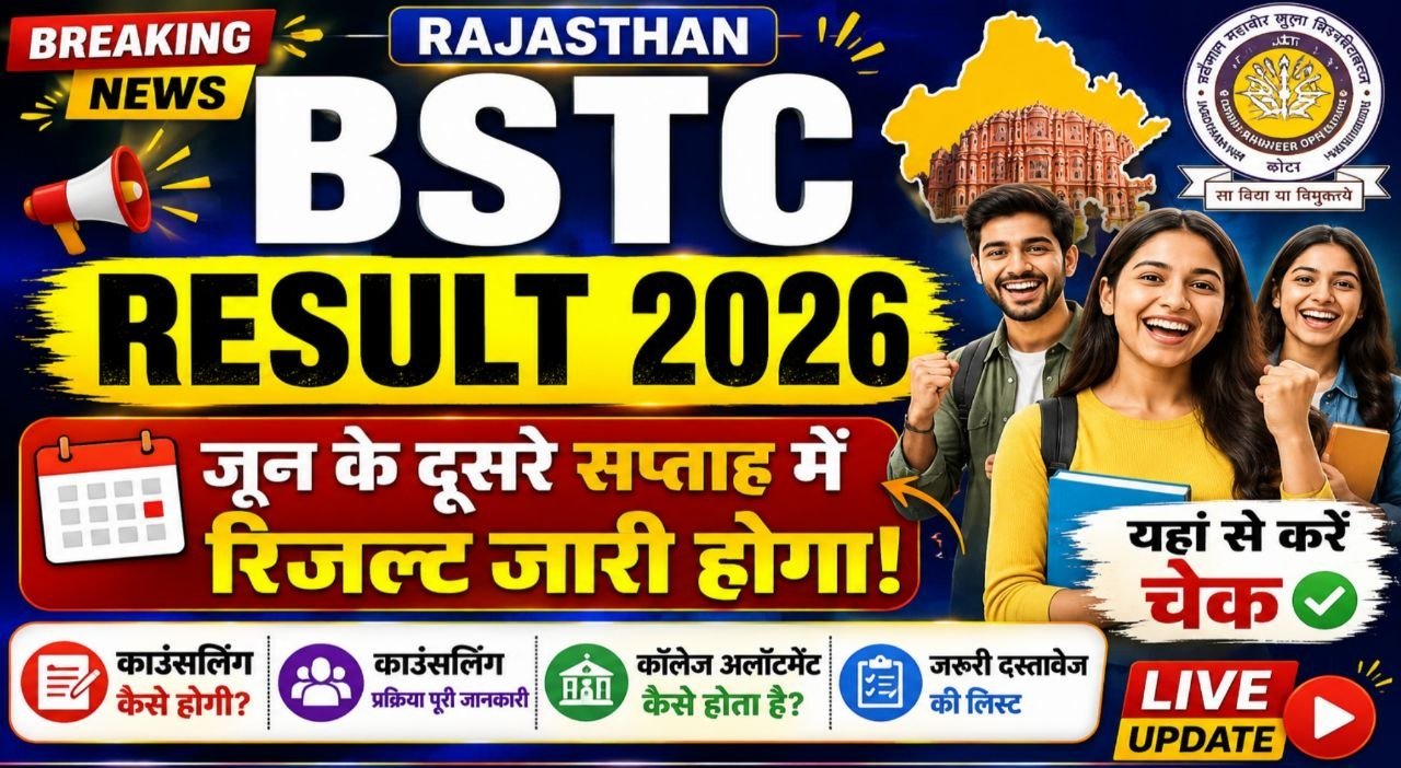 Rajasthan BSTC Pre deled Result 2026