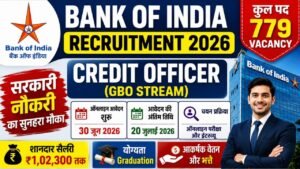 Bank of India Credit Officer Recruitment 2026