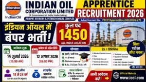 IOCL Panipat Refinery Apprentice Recruitment 2026