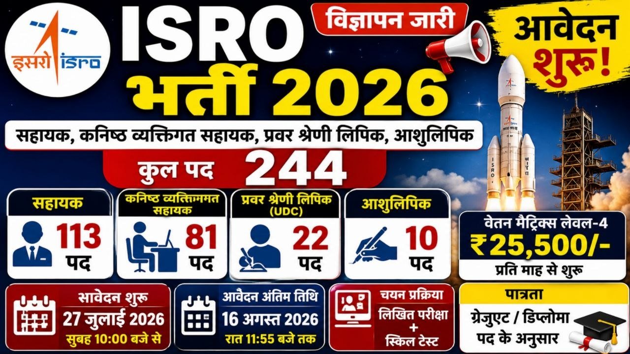 ISRO Recruitment 2026