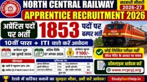 North Central Railway Recruitment 2026