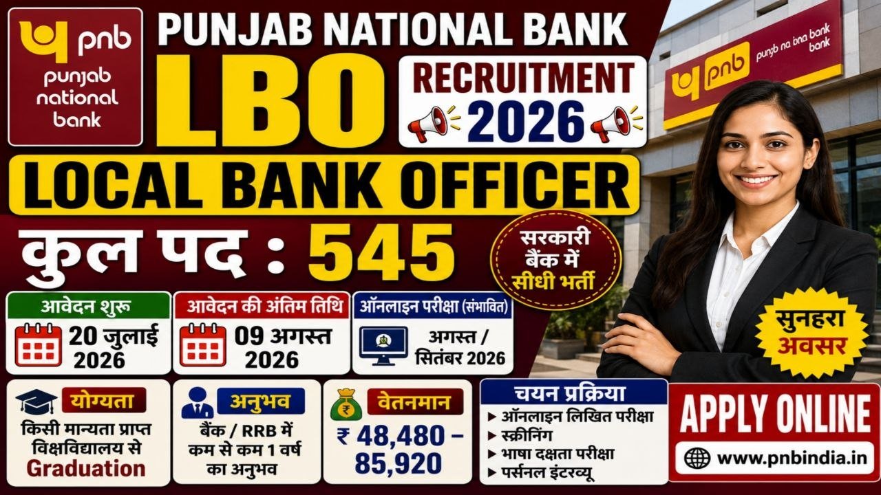 PNB Local Bank Officer Recruitment 2026