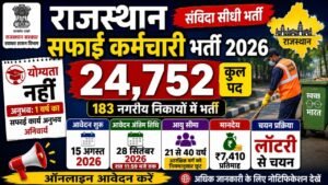 Rajasthan Safai Karmchari Recruitment 2026