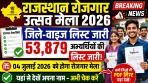 Rajasthan Rojgar Mela List 2026