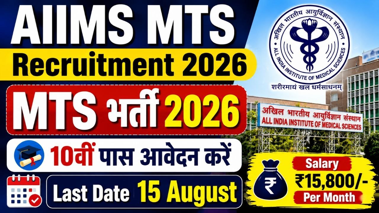 AIIMS Delhi MTS Recruitment 2026