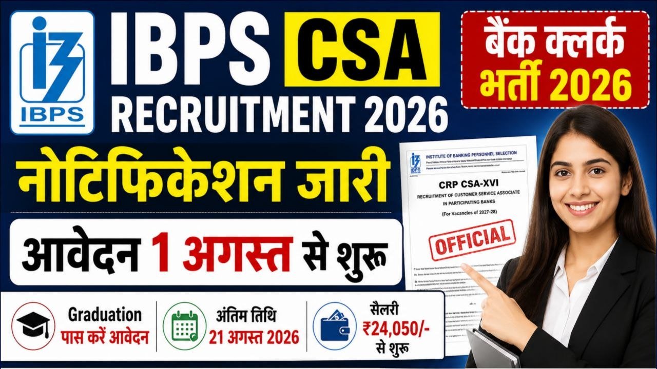 IBPS Clerk Recruitment 2026