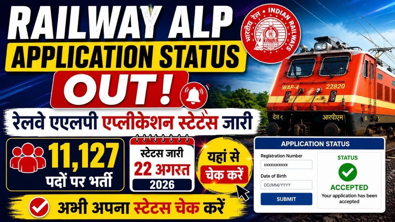 Railway ALP Application Status OUT