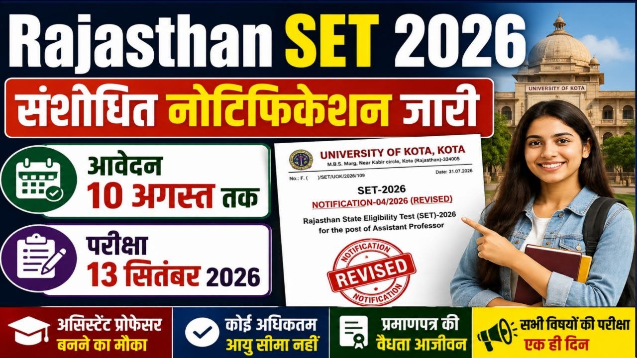 Rajasthan SET 2026