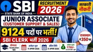 SBI Clerk Recruitment 2026