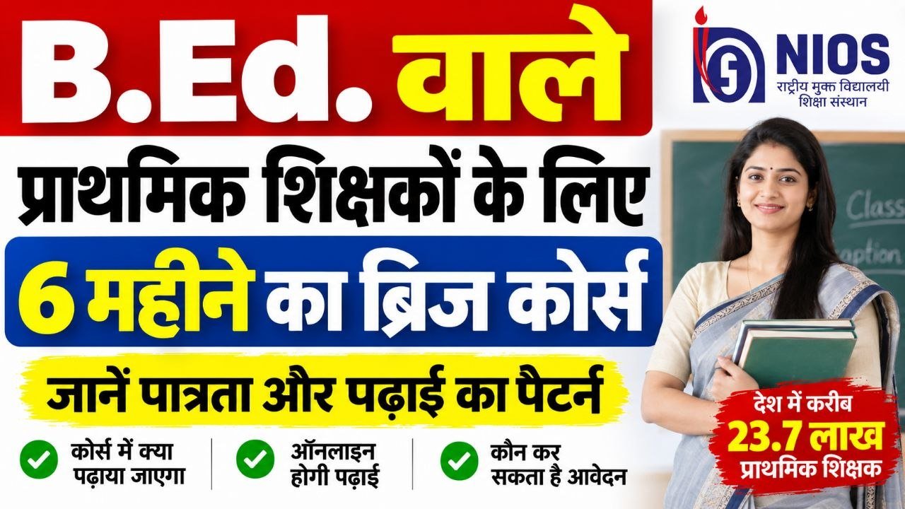 B.Ed. Primary Teachers Bridge Course