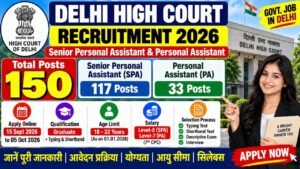 Delhi High Court Recruitment 2026