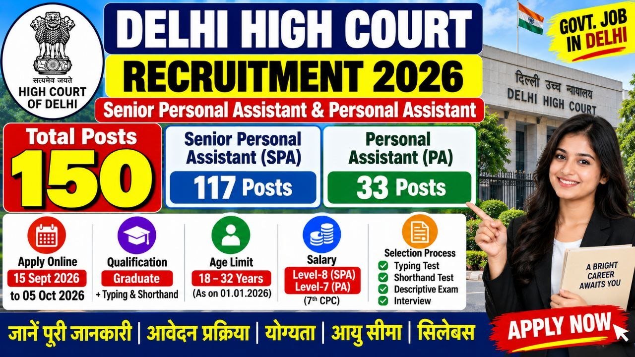 Delhi High Court Recruitment 2026