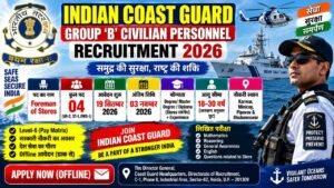 Indian Coast Guard Recruitment 2026