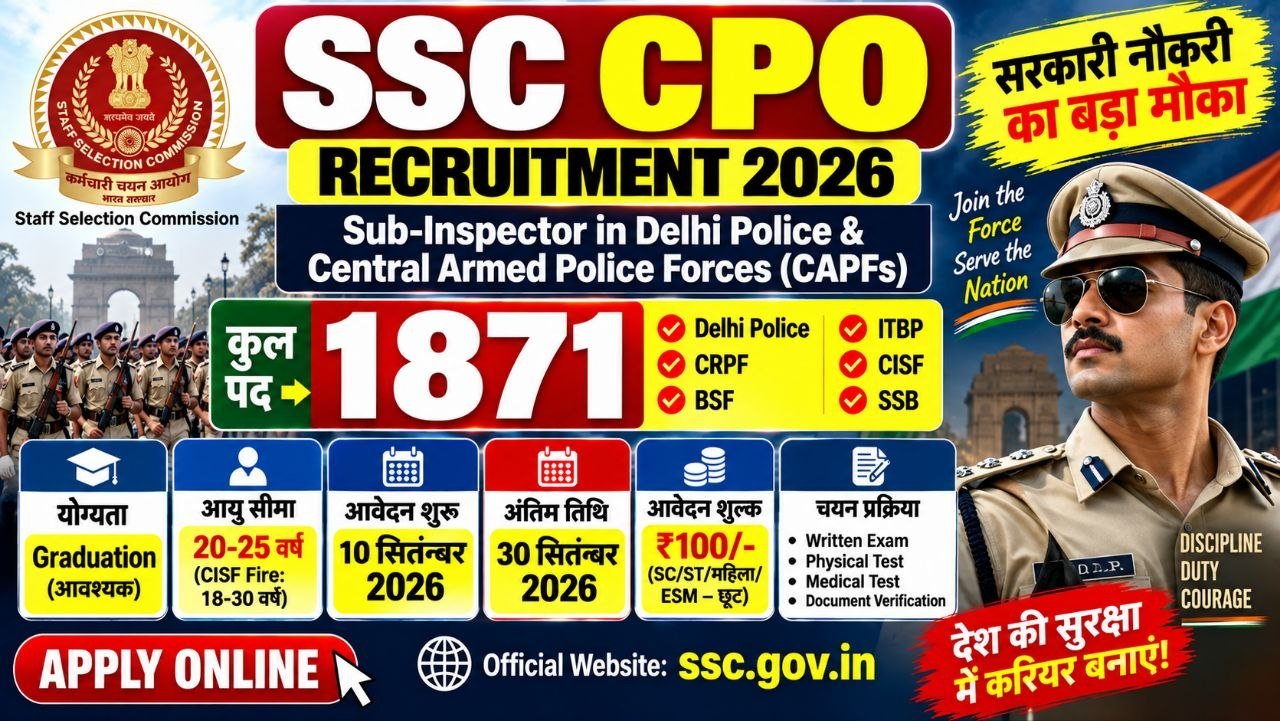 SSC CPO Recruitment 2026