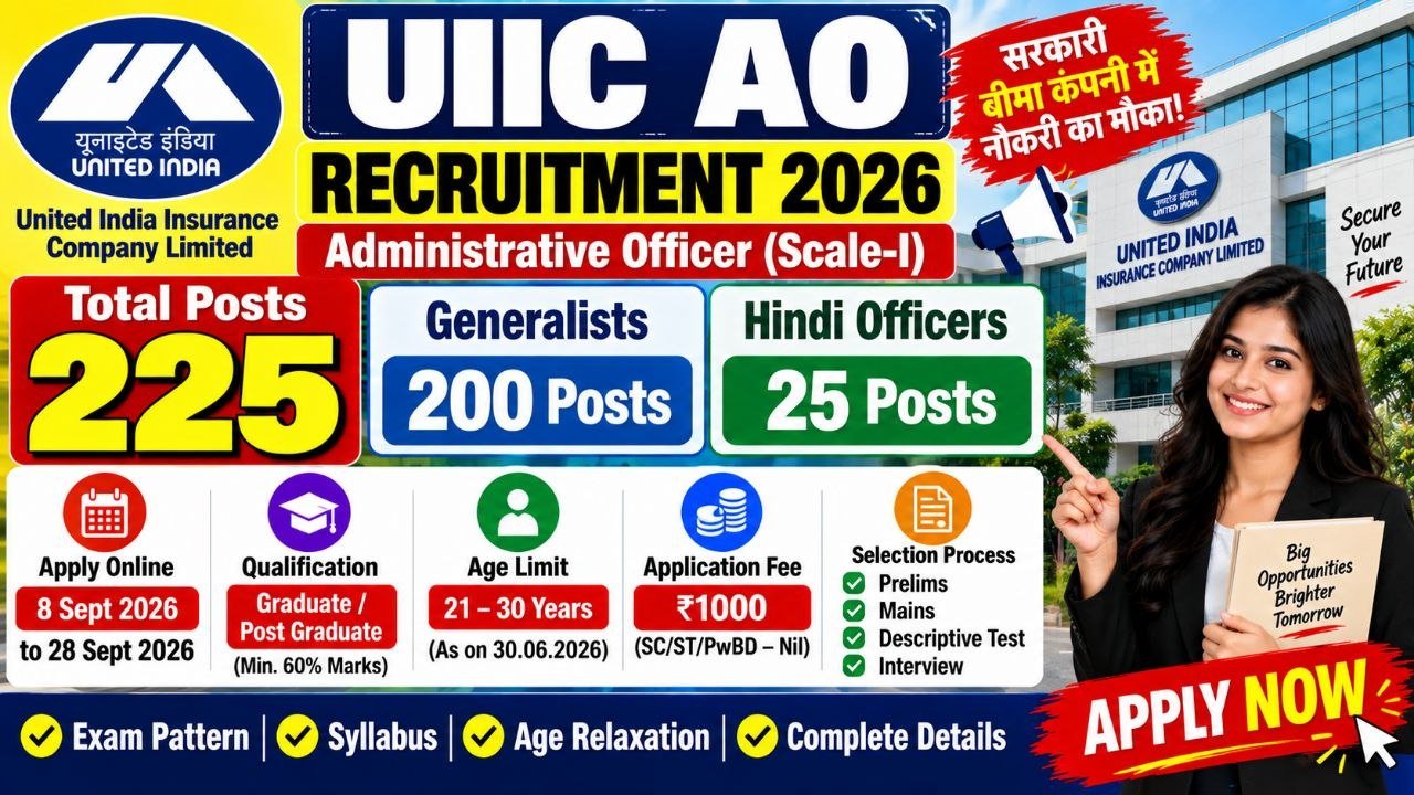 UIIC AO Recruitment 2026