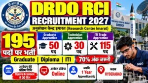 DRDO RCI Recruitment 2026