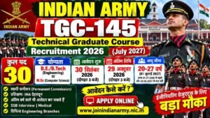 Indian Army TGC-145 Recruitment 2026