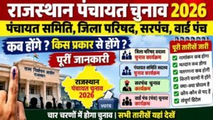 Rajasthan Panchayat Chunav Date